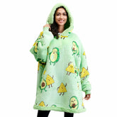 Avocado Adult Sherpa Wearable Blanket