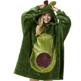 Avocado Adult Sherpa Wearable Blanket