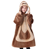 Kids' Sherpa Wearable Blanket - Sloth Shape