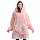 Adult Sherpa Wearable Blanket - Pink