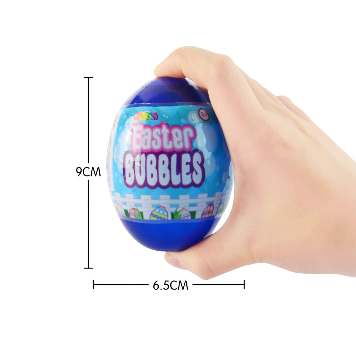 JOYIN 12-Pack Easter Egg Bubble Wands