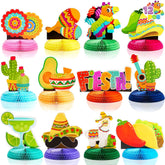 JOYIN 12-Pack Cinco de Mayo Honeycomb Table Centerpieces