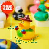 JOYIN 12-Pack Mexican Fiesta Rubber Ducks