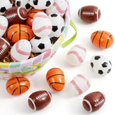 JOYIN 24-Pack 2.3-Inch Assorted Sports Ball Plastic Easter Eggs