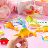 JOYIN 28-Piece Valentine's Day Slingshot Dinosaur Toys with Cards