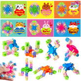 JOIN 30-Pack Valentine's Fidget Spinners with Gift Cards - Stress Relief Toys for Kids