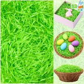 JOYIN 32 oz Light Green Plastic Easter Grass