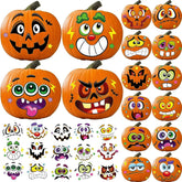 JOYIN 48-Pack Halloween Pumpkin Stickers for Parties and School Activities