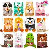 JOYIN 48 Pack Valentine's Day Greeting Cards with Candy Holders for Kids, Holiday Rewards and Prizes