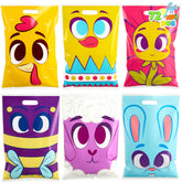 JOYIN 72 Pack Easter Tote Bags with Handles