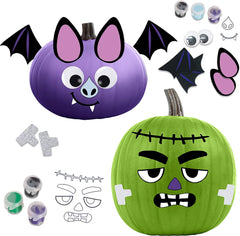 KLEVER KITS Coloring Pumpkins with 8 Characters