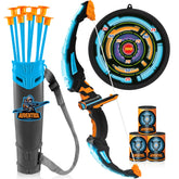 Kids LED Bow and Arrow Light-Up Archery Toy Set