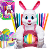 Pink Bunny Battery-Powered Egg Spinner Decorating Machine