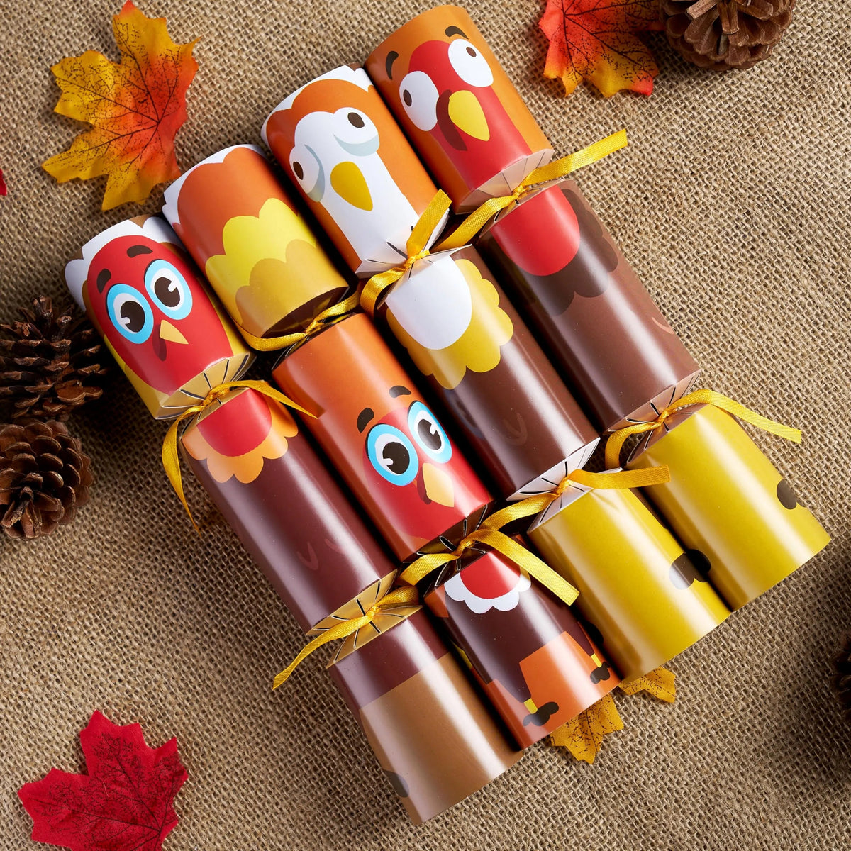 8-Pack Thanksgiving Party Table Favors Set