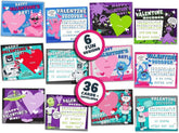 36 Valentine's Day Gift Cards with Decoding Games