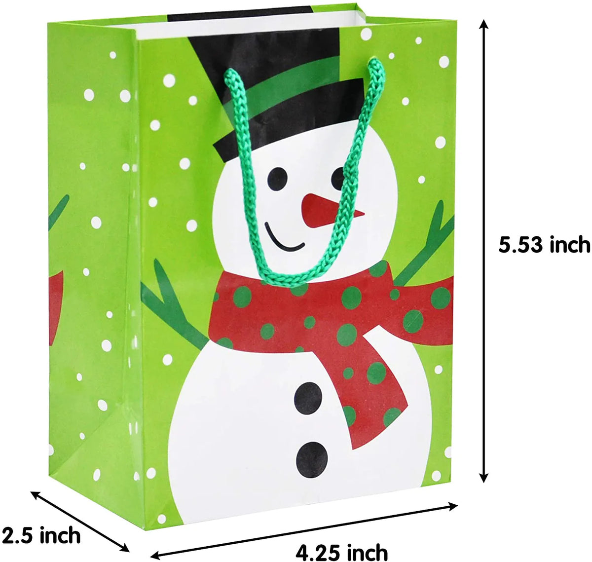 18 Pack Christmas Gift Bags - Holiday Paper Gift Bags