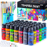 42-Piece Washable Tempera Paint Set