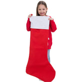 4-Piece 36-Inch Jumbo Felt Christmas Stockings