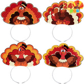 Thanksgiving Turkey Headband (24-Pack)