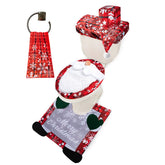 5-Pack Christmas Gnome Toilet Seat Cover