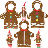 Joyin Santa Gingerbread Outfit Set for Elf Dolls, 3 Pack