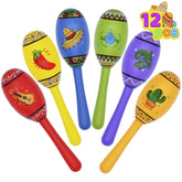 Mini Wooden Maracas (12-Pack)