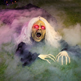 Halloween Light-Up Witch Ground Breaker Decoration