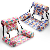 SLOOSH Flower Pattern Water Floating Chair (2-Pack)