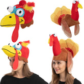2-Pack Silly Thanksgiving Turkey Hats