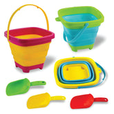 SLOOSH Foldable Sandbox Buckets (3 Pack)