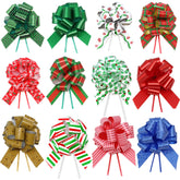 4.7-Inch Christmas Bows for Gift Wrapping, 24 Pack