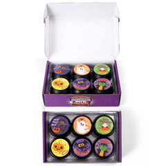 Halloween Witch Cauldron Bath Bombs (6 Pack) with Mochi Squishy