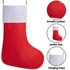 54-Inch Jumbo Christmas Stocking Decoration