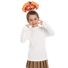 Thanksgiving Turkey Headband (24-Pack)