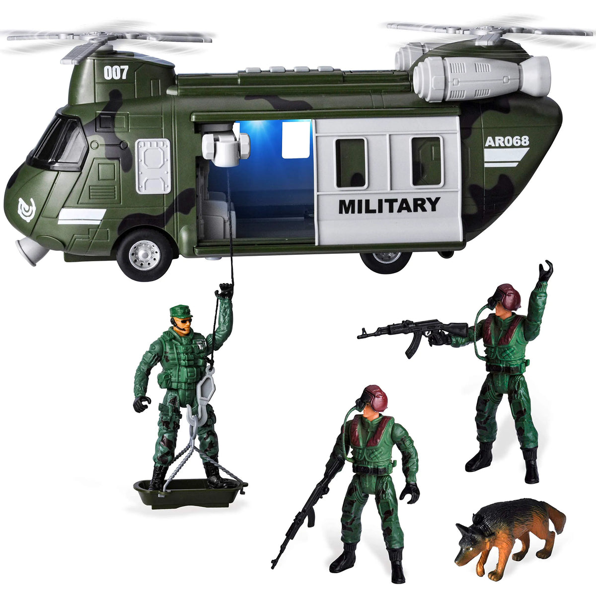 Friction Powered Helicopter Transport