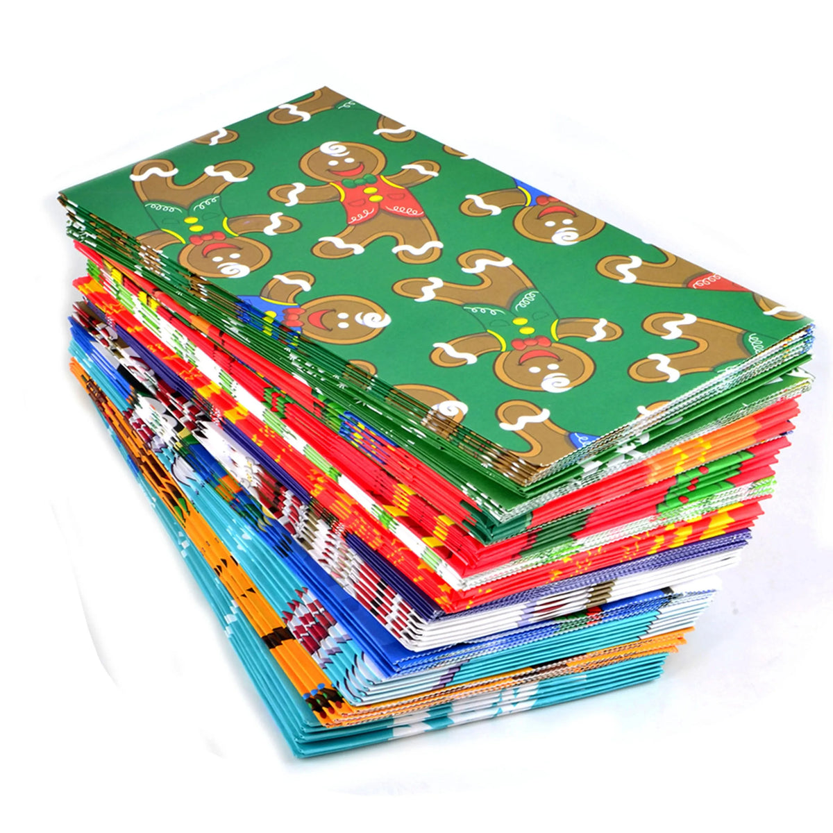 9.75-Inch Holiday Goody Bags (72-Pack)