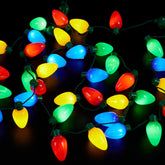 3-Pack Christmas Necklace with 9 Light Bulbs