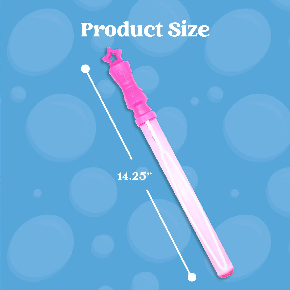 24 Bubble Wands (6 Colors)