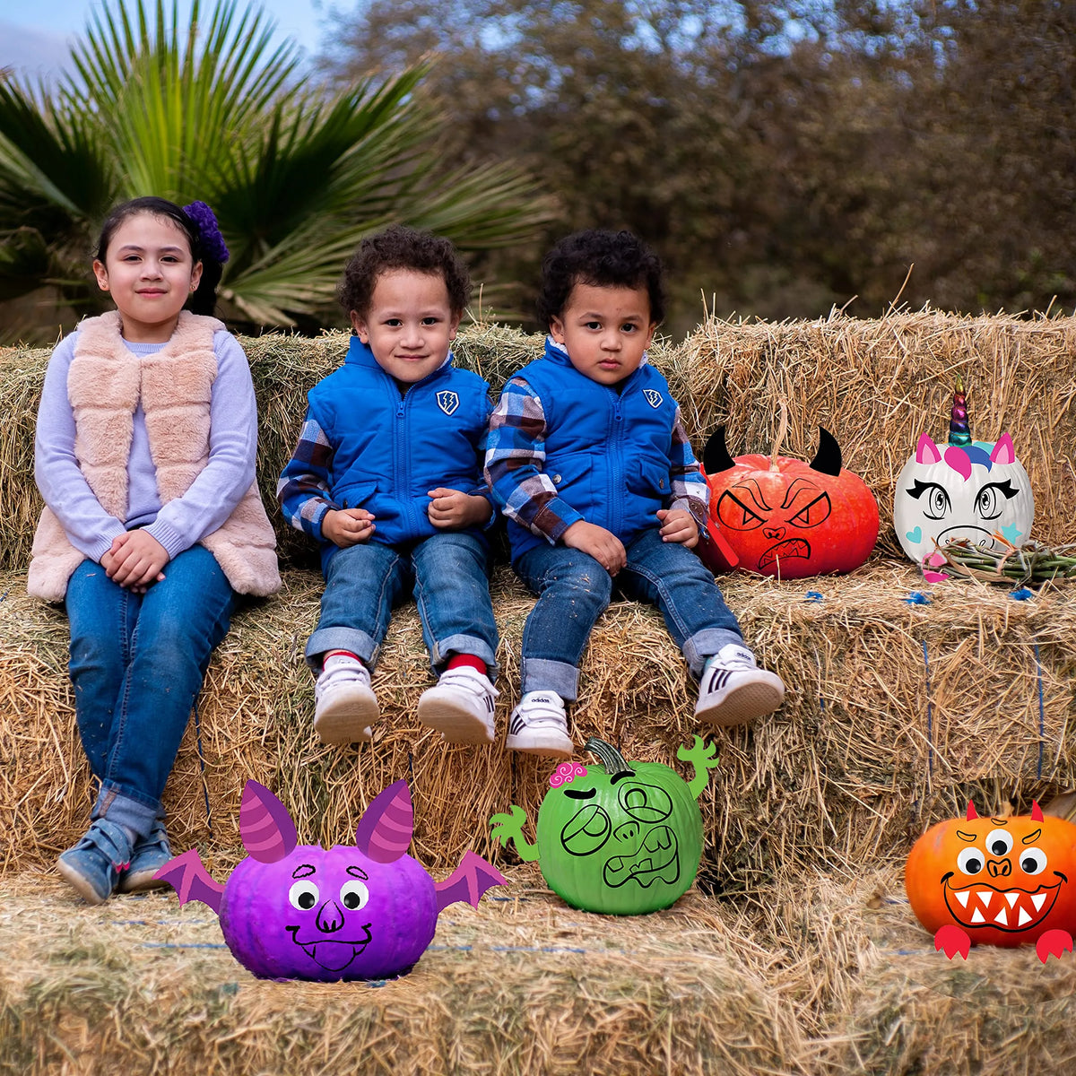 KLEVER KITS 3D Pumpkin Decoration Set