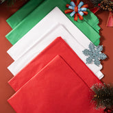 72 Sheets 20x20 Inch Christmas Tissue Paper Assortment (Red, Green & White)