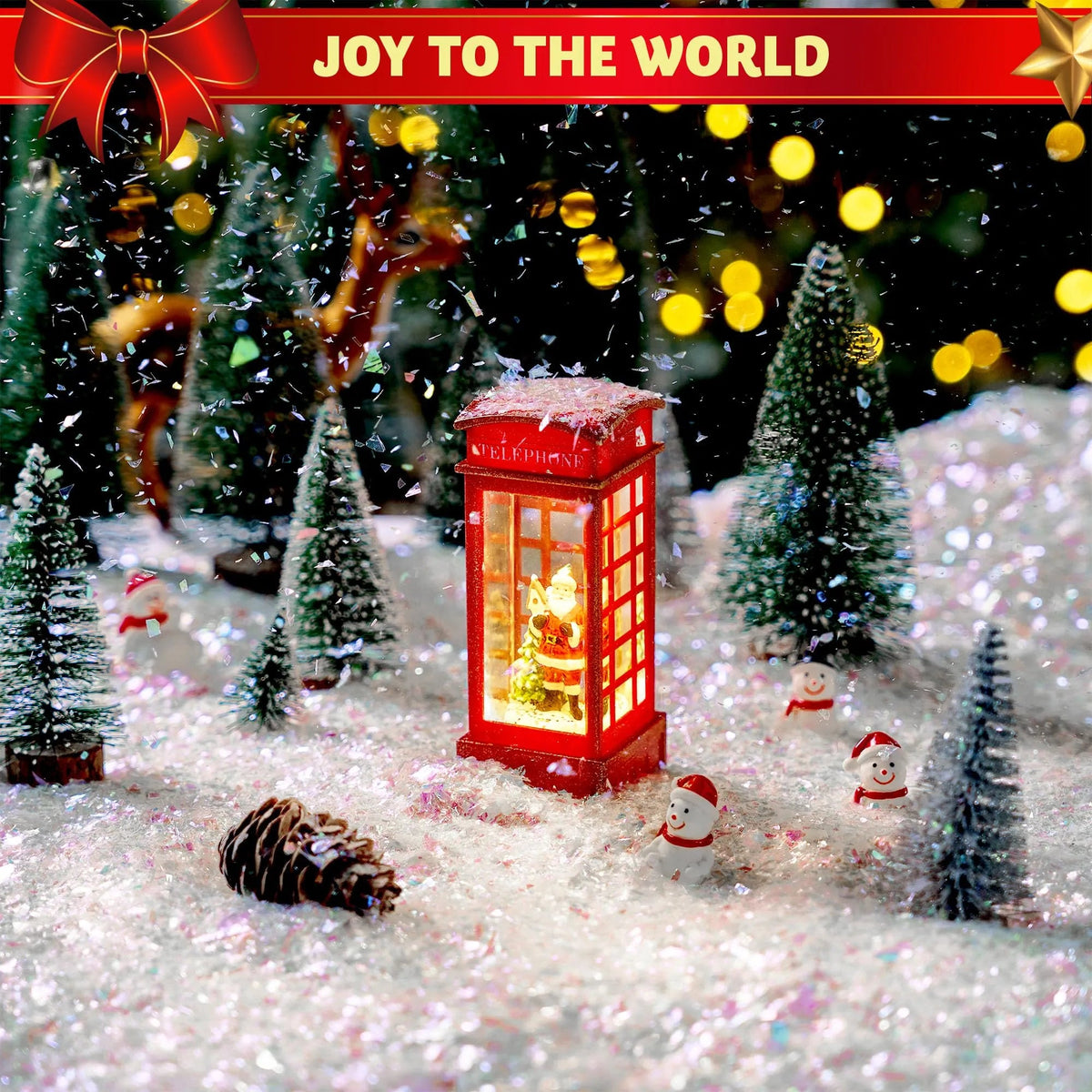 12 oz Christmas Twinkles Snow - Plastic Artificial Snowflakes for Holiday Decor