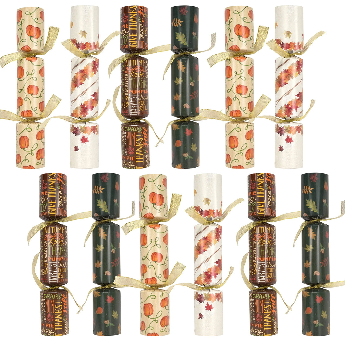 12-Pack Thanksgiving Party Favors: No Snap, No Popping, with Random Gifts