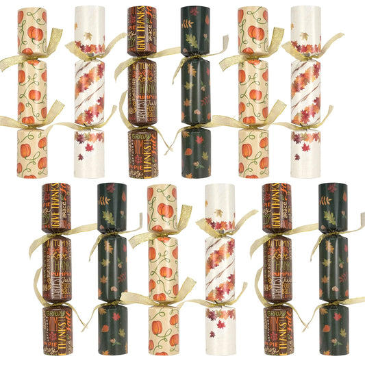 12-Pack Thanksgiving Party Favors: No Snap, No Popping, with Random Gifts