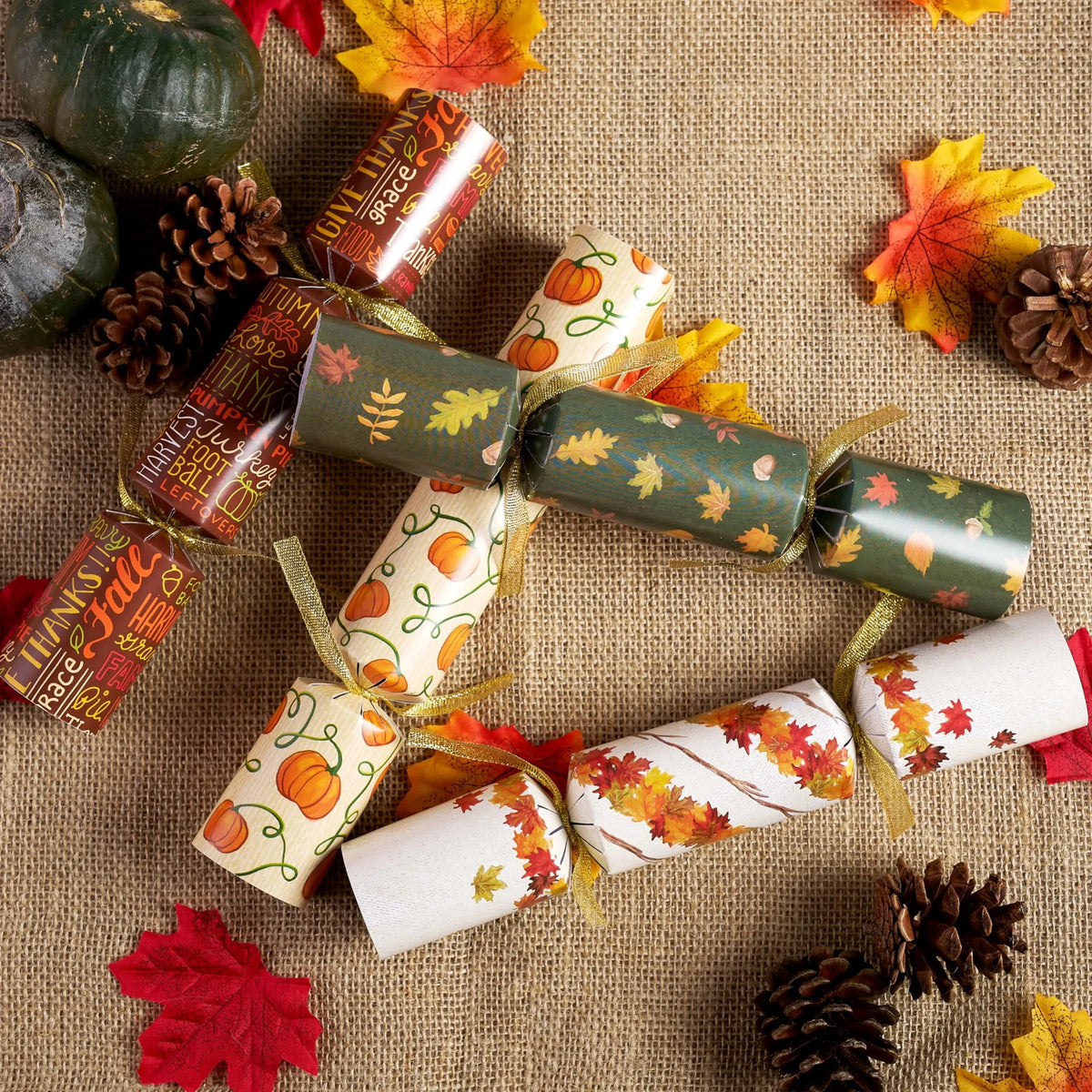 12-Pack Thanksgiving Party Favors: No Snap, No Popping, with Random Gifts