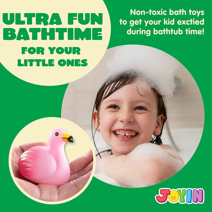 12-Pack Light-Up Bath Toys