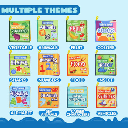 12-Pack My First Soft Bath Books