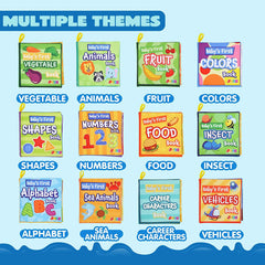 12-Pack My First Soft Bath Books