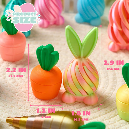 12 Pcs 3D Printed Easter Fidget Toys for Party & Classroom