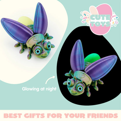 12 Prefilled Easter Eggs with 3D Printed Insect Toys