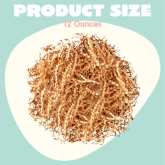 12oz (340g) Easter Pure Brown Recyclable Paper Grass